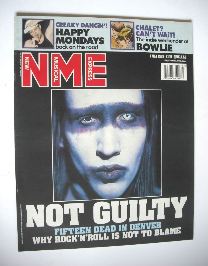 NME magazine - Marilyn Manson cover (1 May 1999)