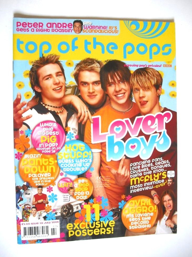 Top Of The Pops magazine - McFly cover (July 2004)