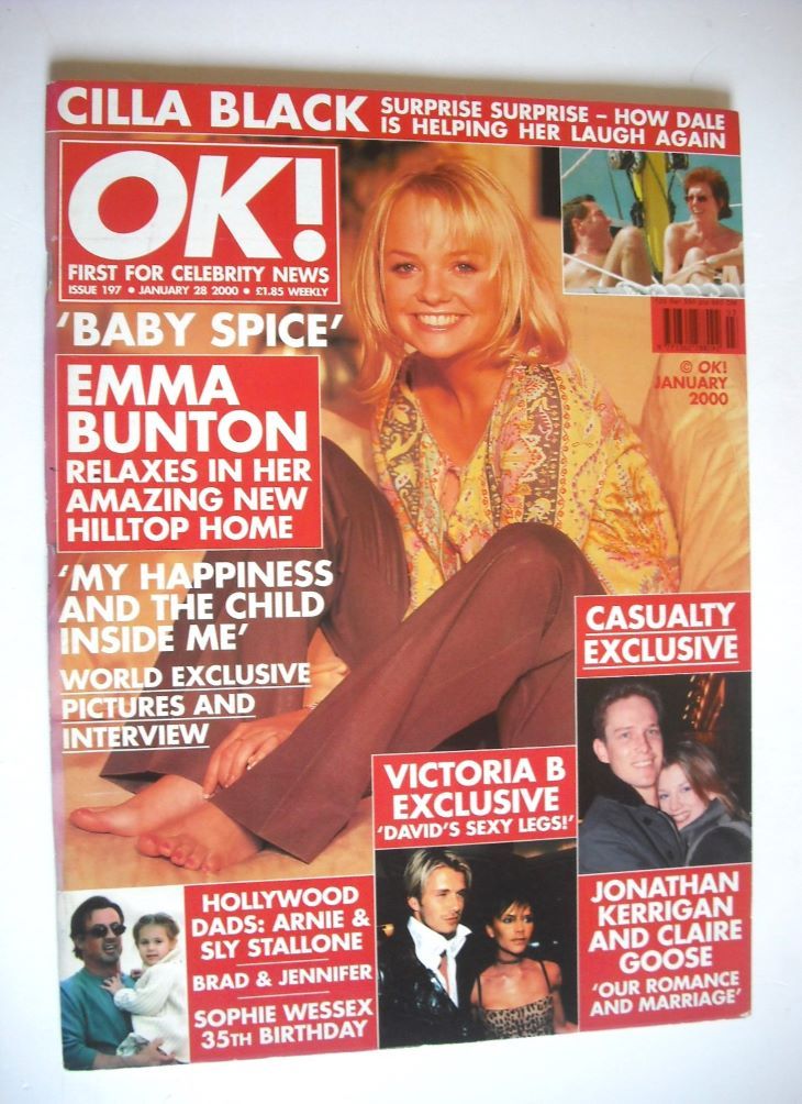 OK! magazine - Emma Bunton cover (28 January 2000 - Issue 197)