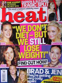 Heat magazine - We Don't Diet-But We Still Lose Weight cover (19-25 March 2005 - Issue 313)