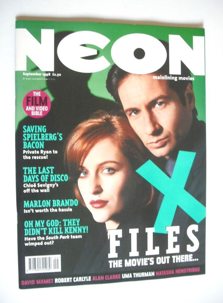 NEON magazine - The X Files cover (September 1998)