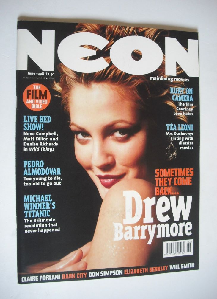 NEON magazine - Drew Barrymore cover (June 1998)