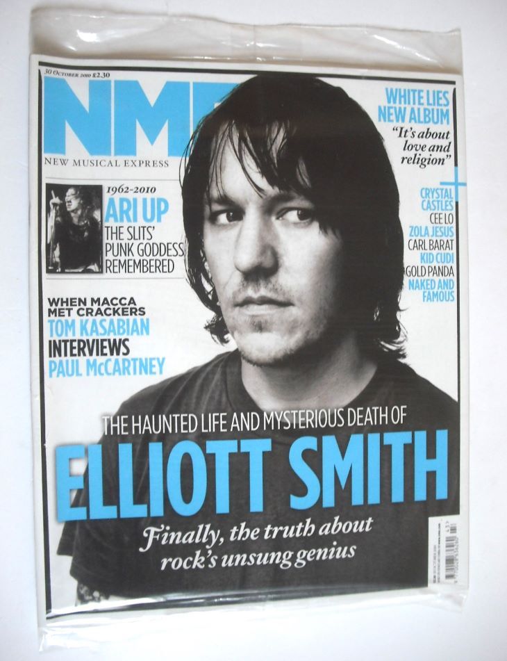 <!--2010-10-30-->NME magazine - Elliott Smith cover (30 October 2010)