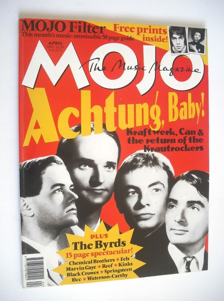 MOJO magazine - Achtung, Baby! cover (April 1997 - Issue 41)
