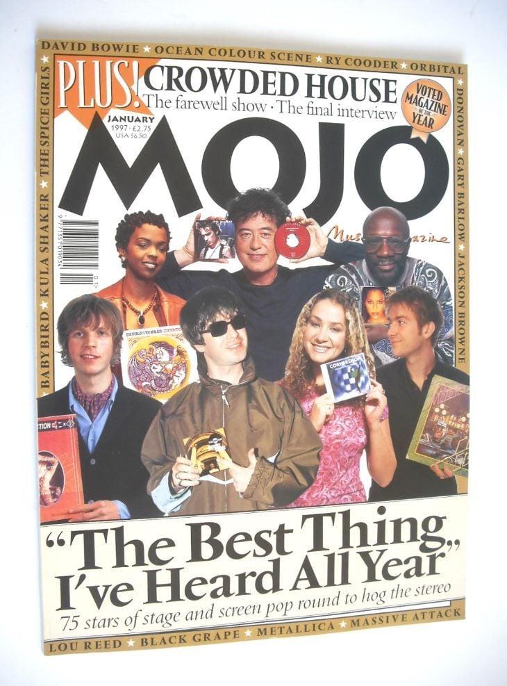 <!--1997-01-->MOJO magazine - The Best Thing I've Heard All Year cover (Jan