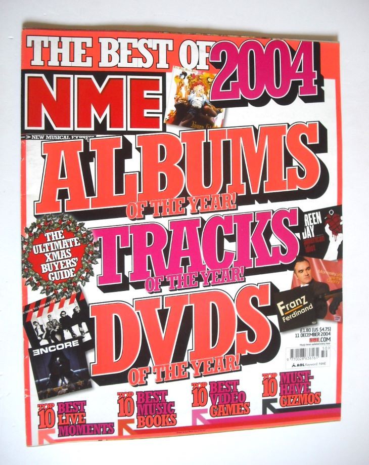 <!--2004-12-11-->NME magazine - The Best of 2004 cover (11 December 2004)