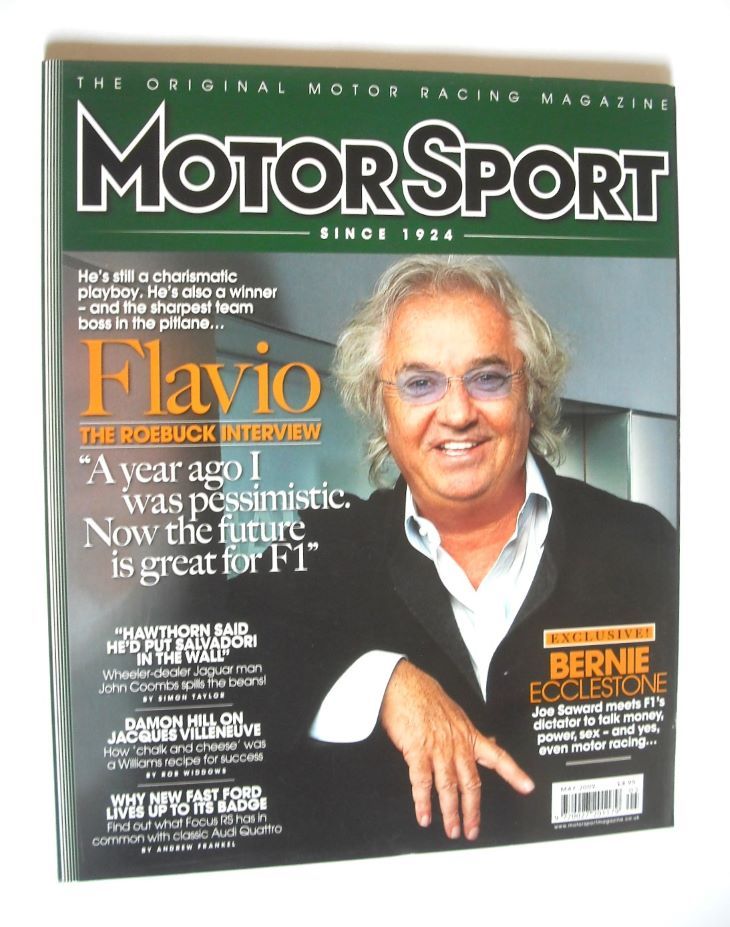 Motorsport Magazine - May 2009 - Flavio Briatore cover