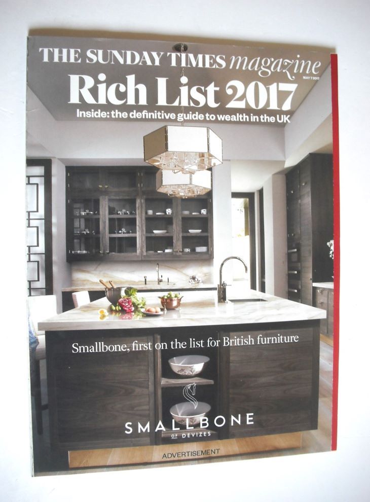 The Sunday Times magazine - Rich List 2017 (7 May 2017)