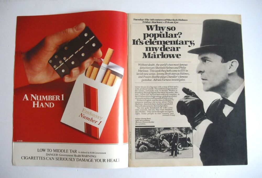 TV Times magazine - Wind In The Willows cover (20-27 April 1984)