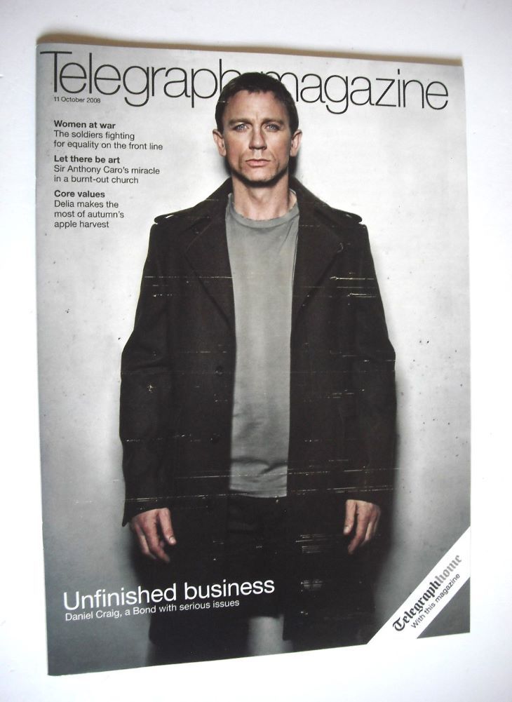 <!--2008-10-11-->Telegraph magazine - Daniel Craig cover (11 October 2008)
