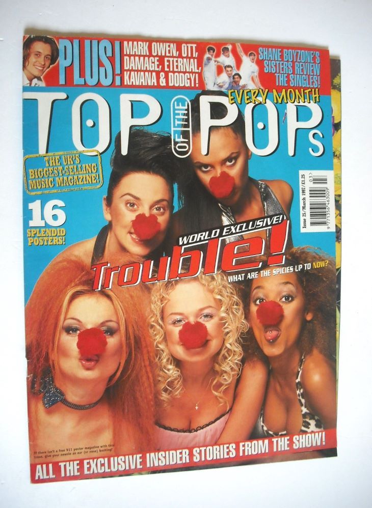 <!--1997-03-->Top Of The Pops magazine - The Spice Girls cover (March 1997)