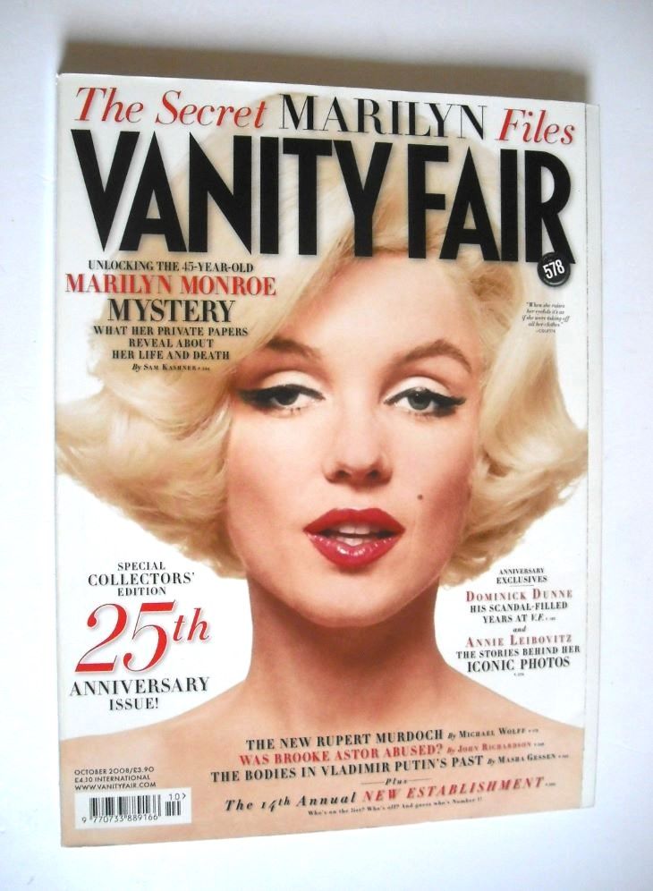<!--2008-10-->Vanity Fair magazine - Marilyn Monroe cover (October 2008)