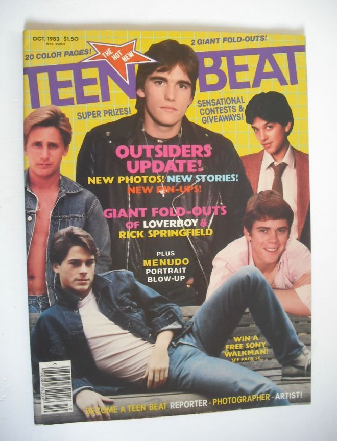Teen Beat magazine (October 1983)