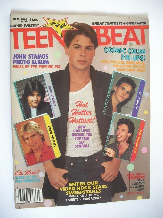 Teen Beat magazine (December 1983 - Rob Lowe cover)