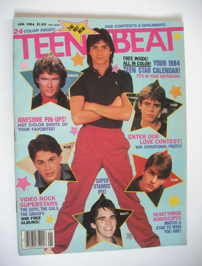 Teen Beat magazine (January 1984 - John Stamos cover)