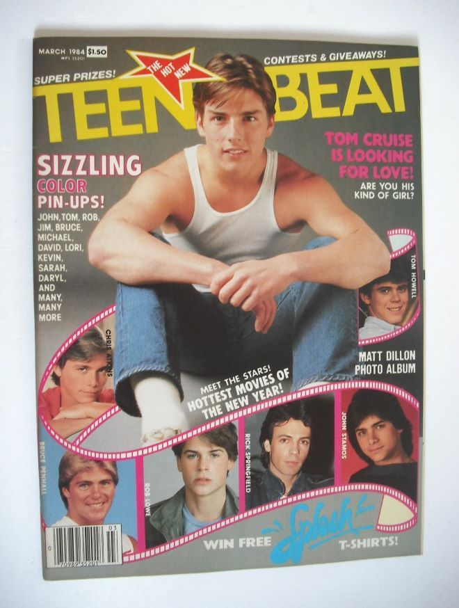 Teen Beat magazine (March 1984 - Tom Cruise cover)