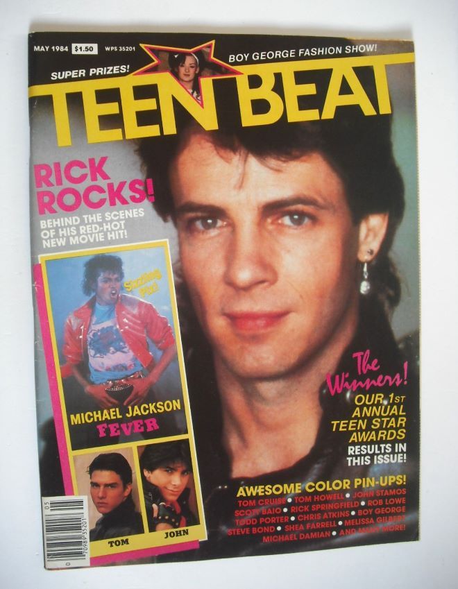 Teen Beat magazine (May 1984 - Rick Springfield cover)