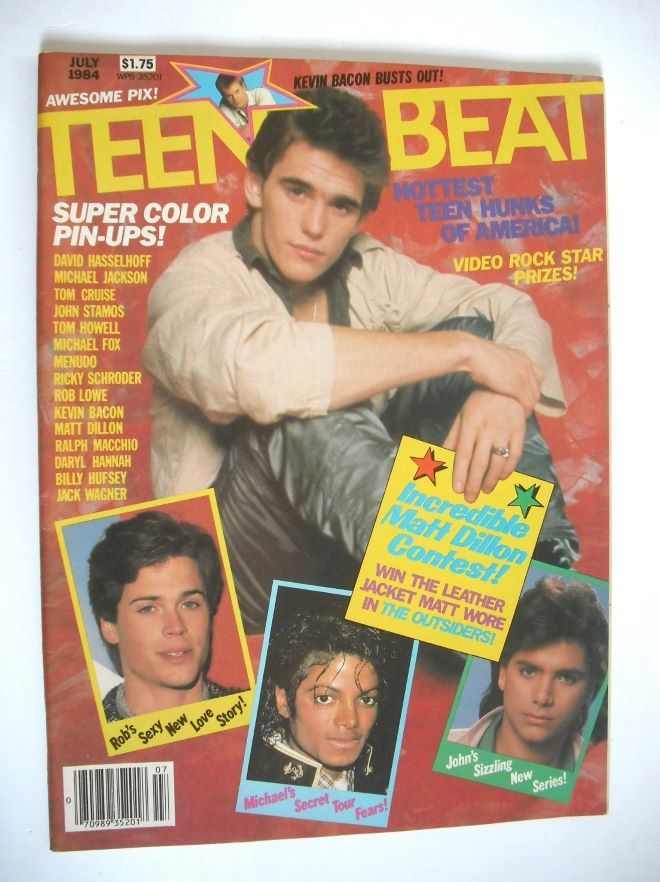 Teen Beat magazine (July 1984 - Matt Dillon cover)