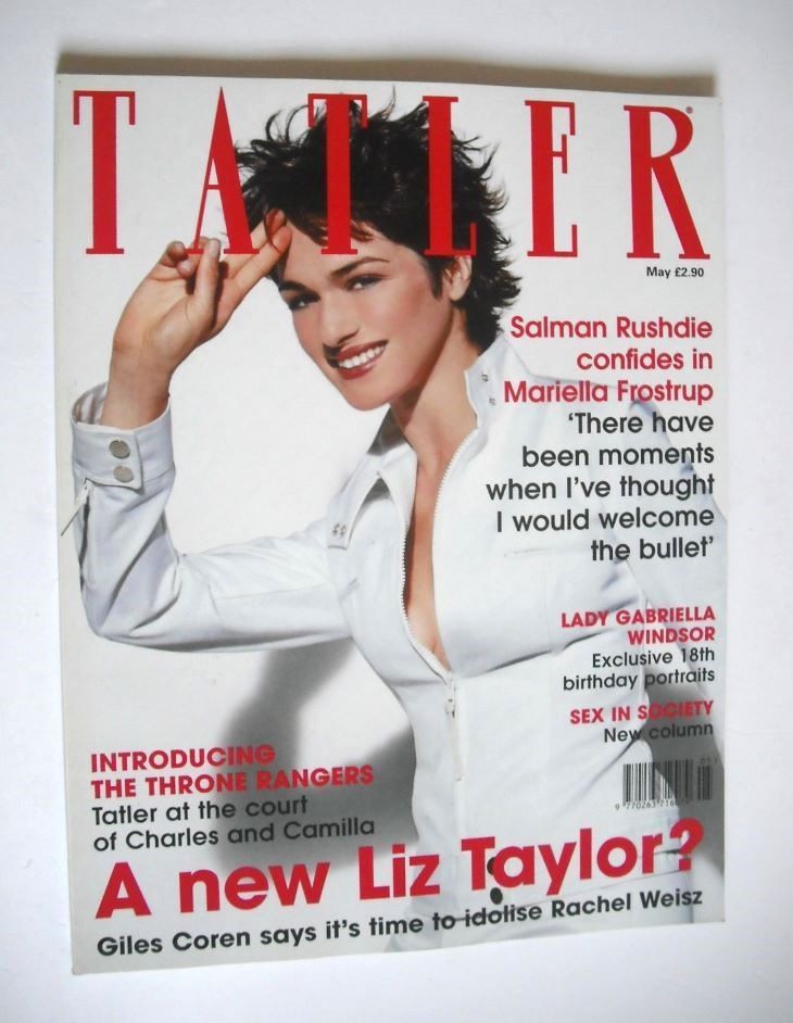 Tatler magazine - May 1999 - Rachel Weisz cover