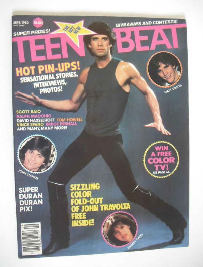Teen Beat magazine (September 1983 - John Travolta cover)