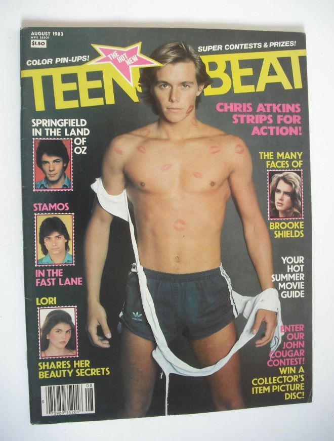 Teen Beat magazine (August 1983 - Chris Atkins cover)