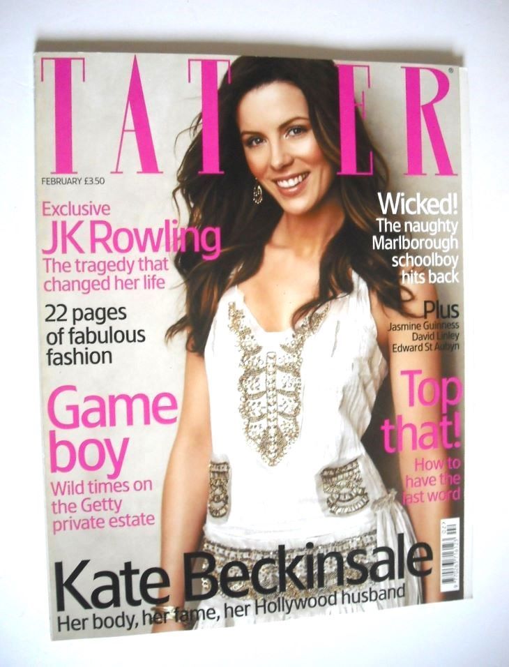 <!--2006-02-->Tatler magazine - February 2006 - Kate Beckinsale cover