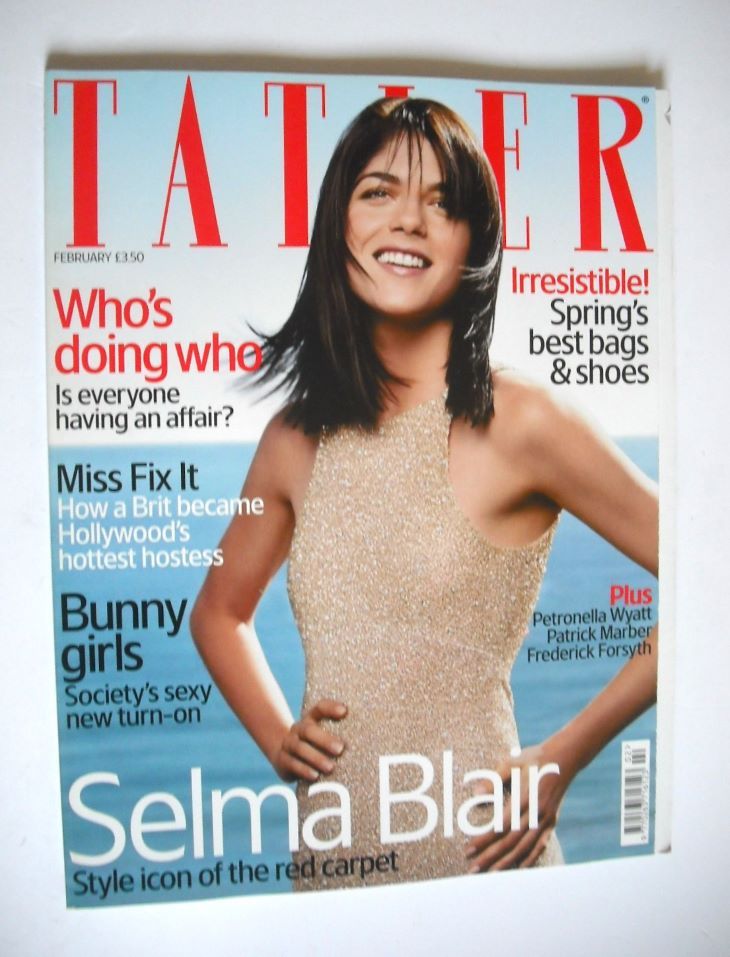 <!--2005-02-->Tatler magazine - February 2005 - Selma Blair cover