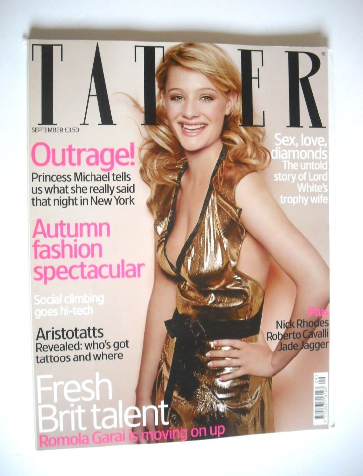 Tatler magazine - September 2004 - Romola Garai cover