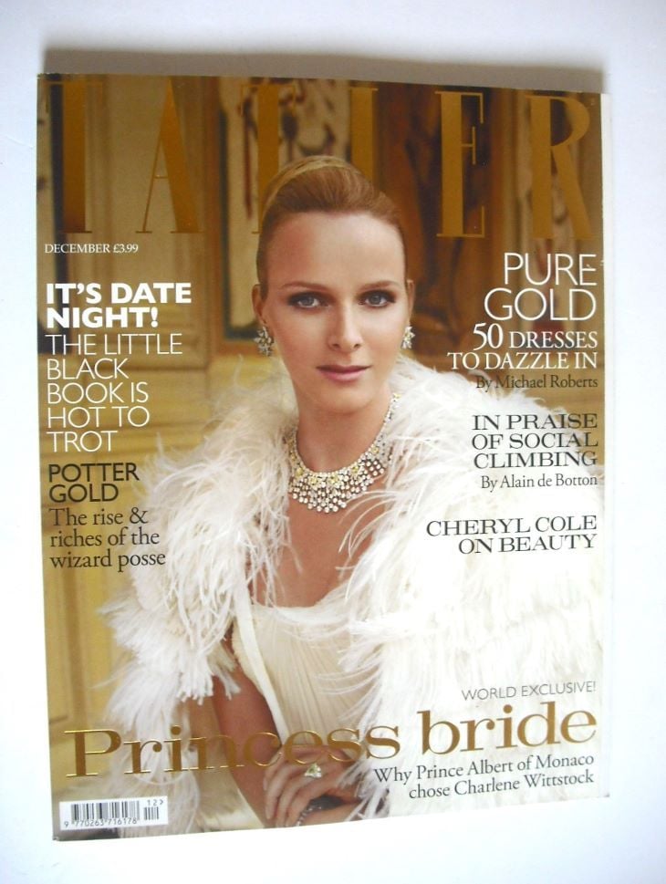 <!--2010-12-->Tatler magazine - December 2010 - Charlene Wittstock cover