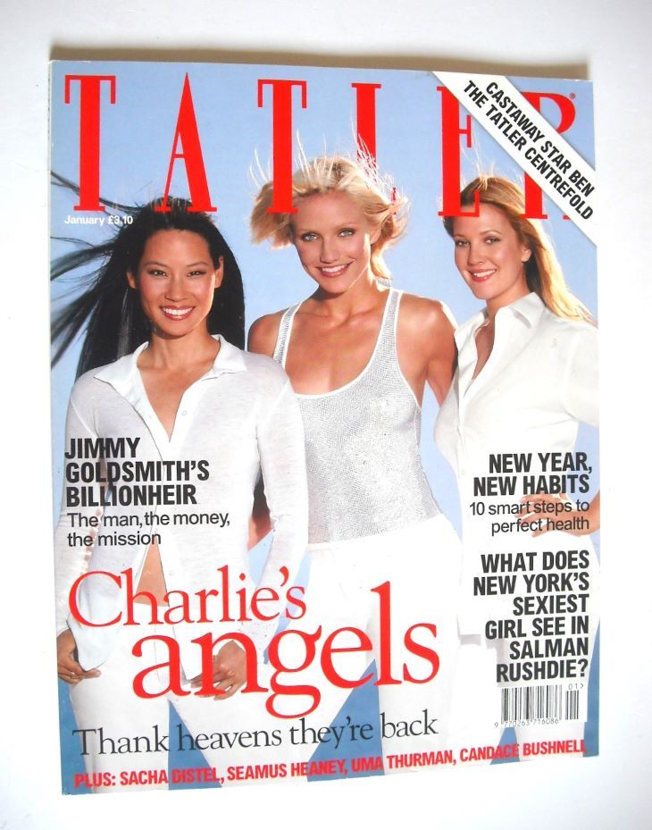 Tatler magazine - January 2001 - Charlie's Angels cover
