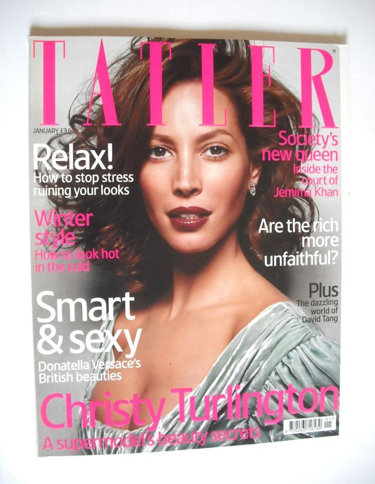 Tatler magazine - January 2007 - Christy Turlington cover