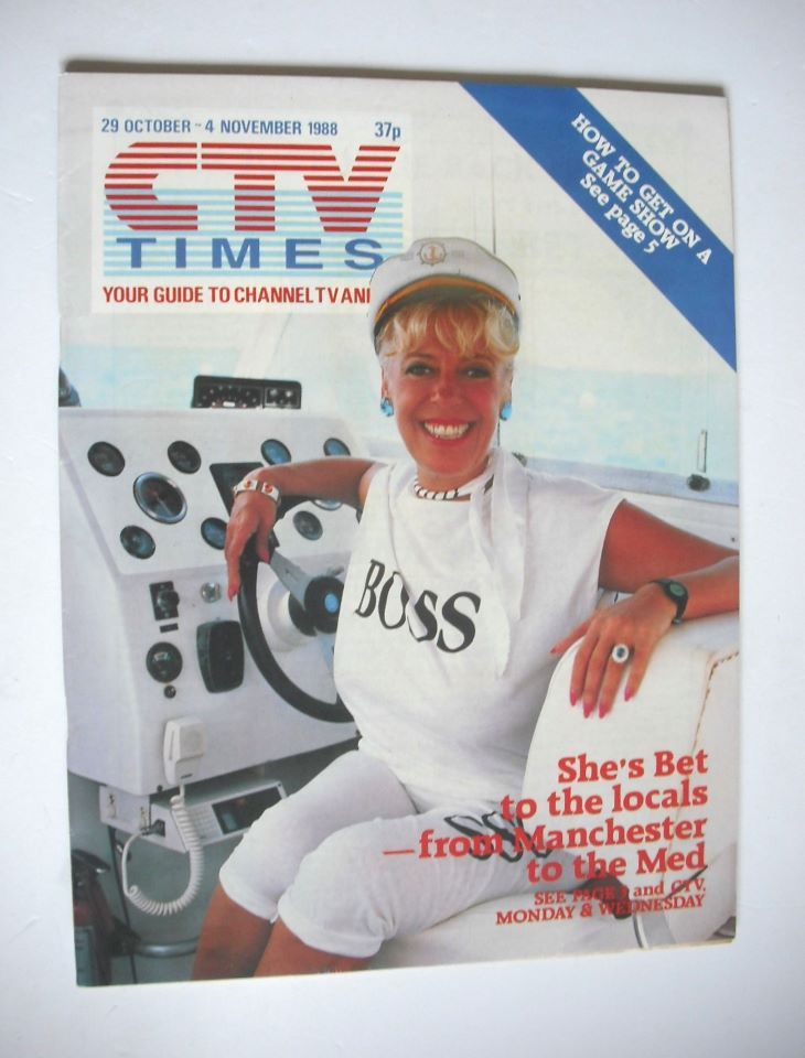 CTV Times magazine - 29 October - 4 November 1988 - Julie Goodyear cover
