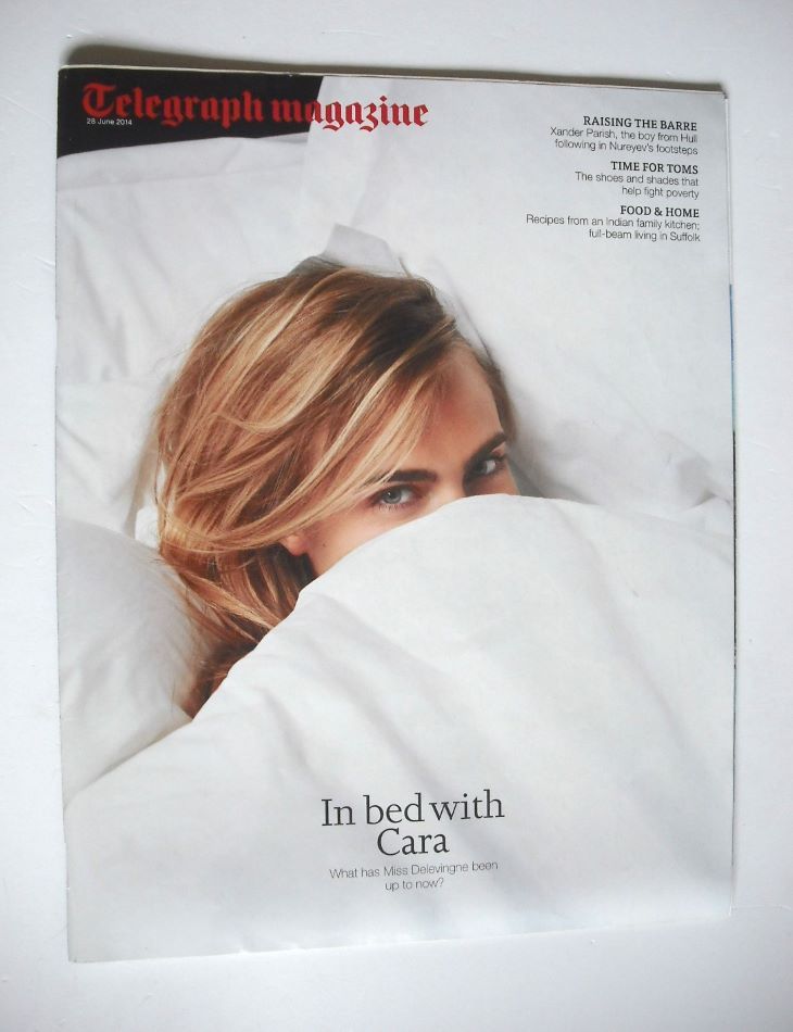 Telegraph magazine - Cara Delevingne cover (28 June 2014)