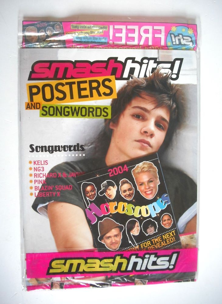 Smash Hits magazine - Blazin' Squad cover (9-22 January 2004)