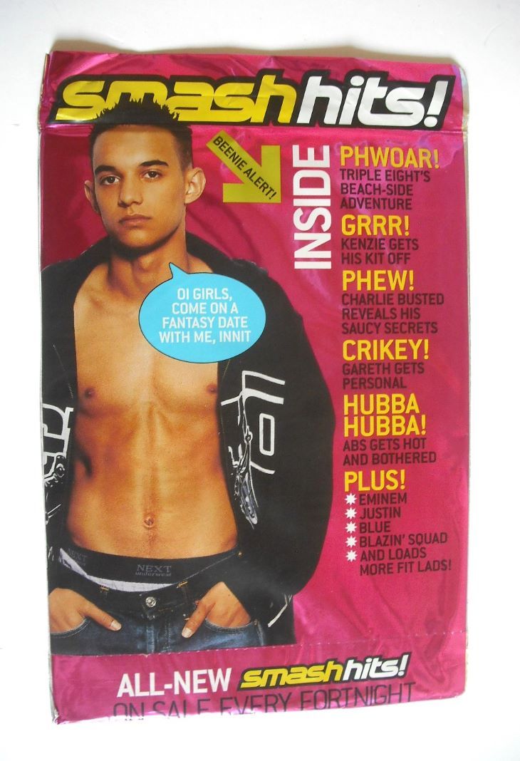 Smash Hits magazine - 100 Sexiest Lads cover (9-22 July 2003)