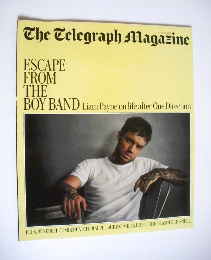 <!--2017-09-23-->Telegraph magazine - Liam Payne cover (23 September 2017)