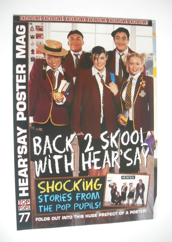 Top Of The Pops magazine - 101 Embarrassing Pop Moments cover (July 2001)