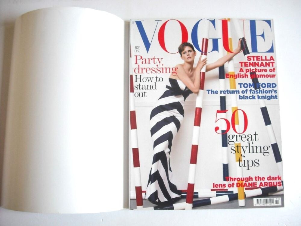 British Vogue magazine - November 2005 - Stella Tennant cover