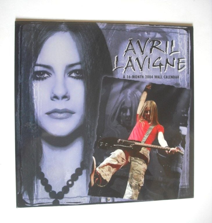 Avril Lavigne Calendar 2004