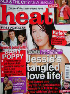 Heat magazine - Jessie Wallace cover (30 March - 5 April 2002 - Issue 161)