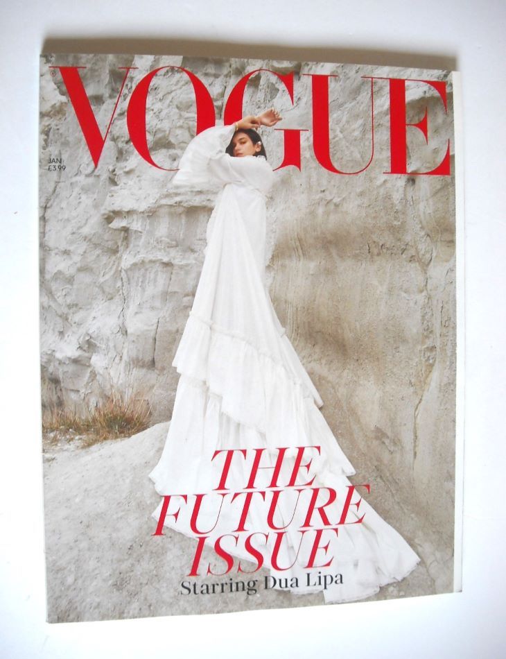 British Vogue magazine - January 2019 - Dua Lipa cover