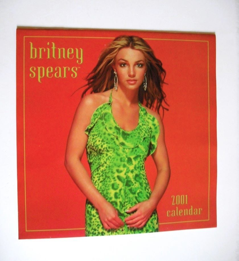 Britney Spears Calendar 2001