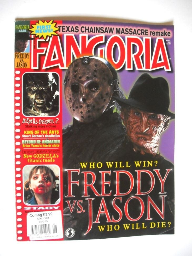 Fangoria magazine - August 2003, Issue 225 - Freddy vs Jason cover