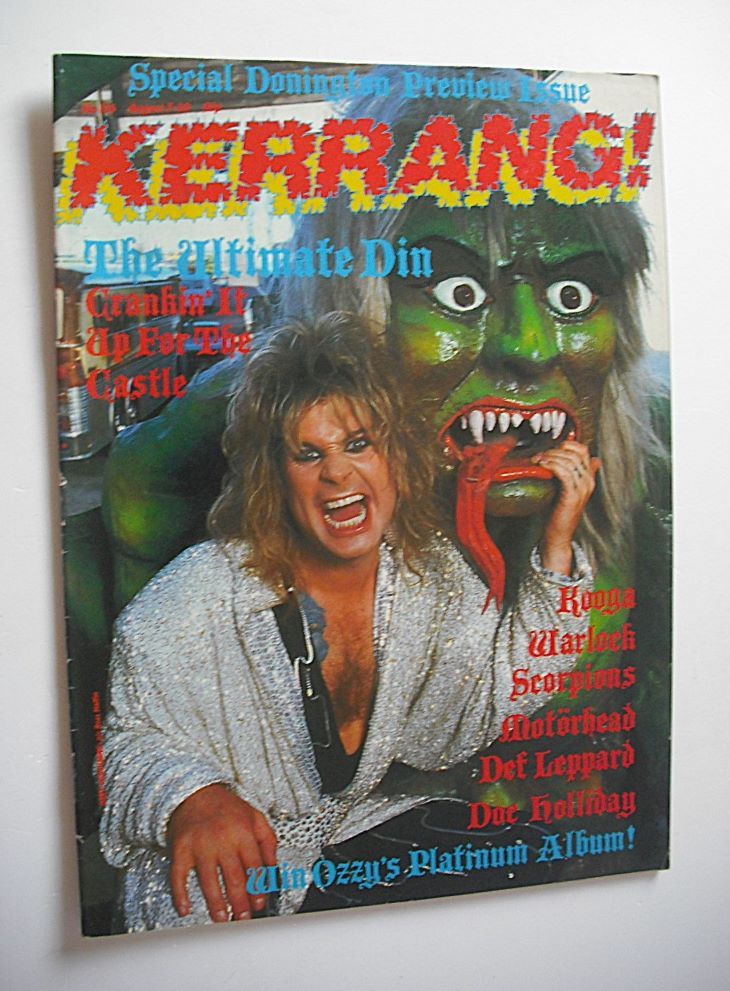 Kerrang magazine - Ozzy Osbourne cover (7-20 August 1986 - Issue 126)