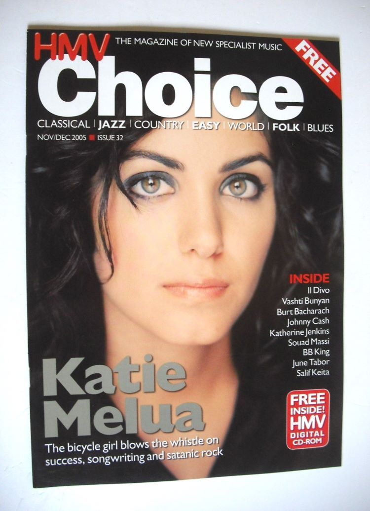 HMV Choice magazine - Katie Melua cover (November/December 2005)