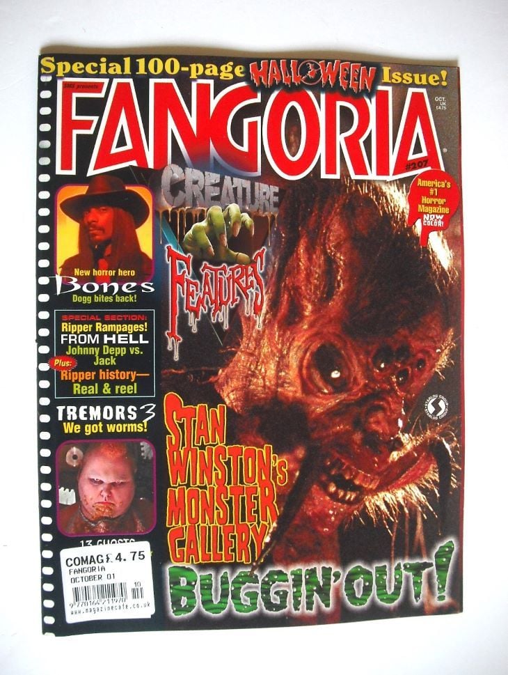 Fangoria magazine - October 2001, Issue 207 - Buggin' Out