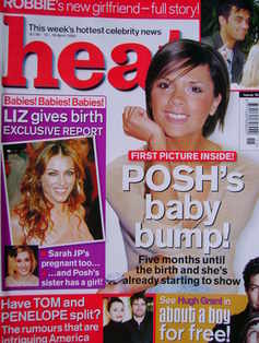 <!--2002-04-13-->Heat magazine - Victoria Beckham cover (13-19 April 2002 -