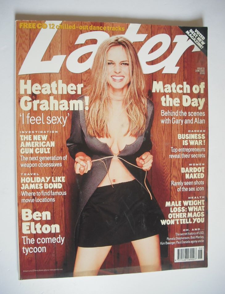 Later magazine - Heather Graham cover (June 2000)