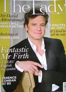 <!--2011-02-22-->The Lady magazine (22 February 2011 - Colin Firth cover)