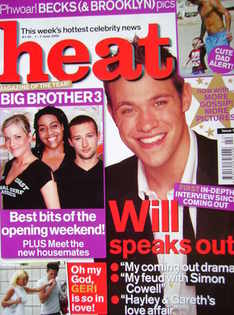 Heat magazine - Will Young cover (1-7 June 2002 - Issue 170)